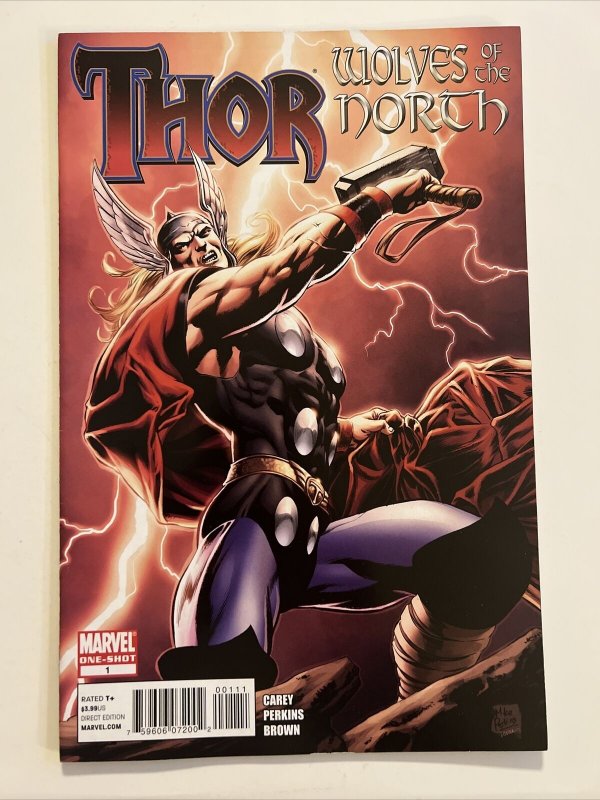 THE MIGHTY THOR #1  (2011) + WOLVES OF THE NORTH #1 ONE SHOT (2011) MARVEL COMIC 