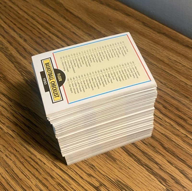 1990-91 Fleer  Basketball Card Set (MINT)