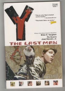 DC & Vertigo! Y The Last Man Book 1: Unmanned! Trade Paperback!