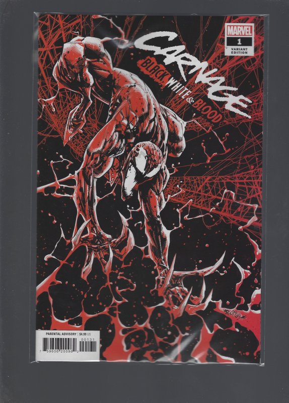 Carnage Black White And Blood #1 Variant