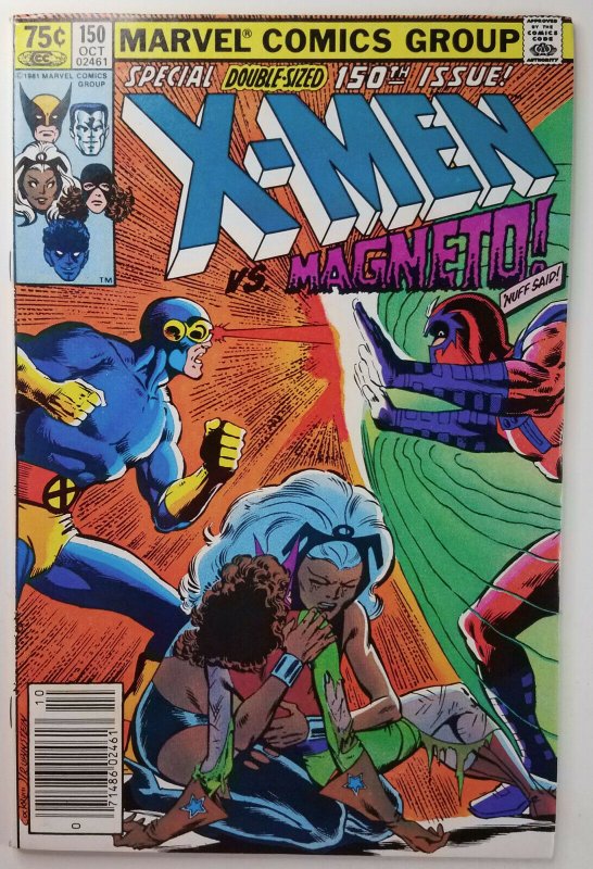 The Uncanny X-Men #150  Magneto Appearance - Newsstand Variant - NM - Marvel '81