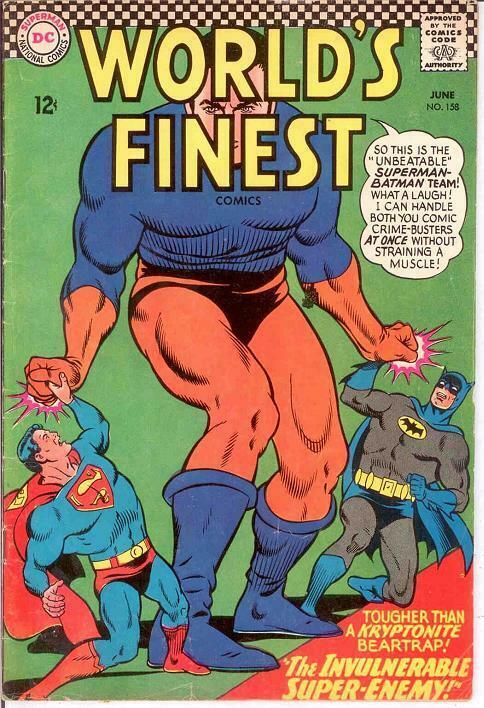 WORLDS FINEST 158 G-VG   June 1966 COMICS BOOK