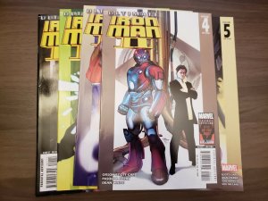 Ultimate Iron Man II (Marvel 2007) #1,2,3,4,5 | Pasqual Ferry Orson Scott Card 