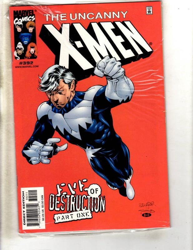 6 Uncanny X-Men Marvel Comic Books # 392 393 394 395 396 397 Wolverine CR55