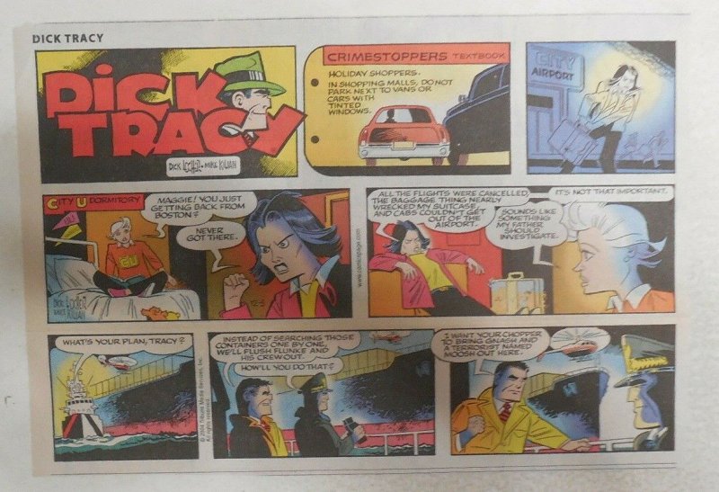 (51) Dick Tracy 2004 Sunday Pages by Locher & Killian Near Complete Year !