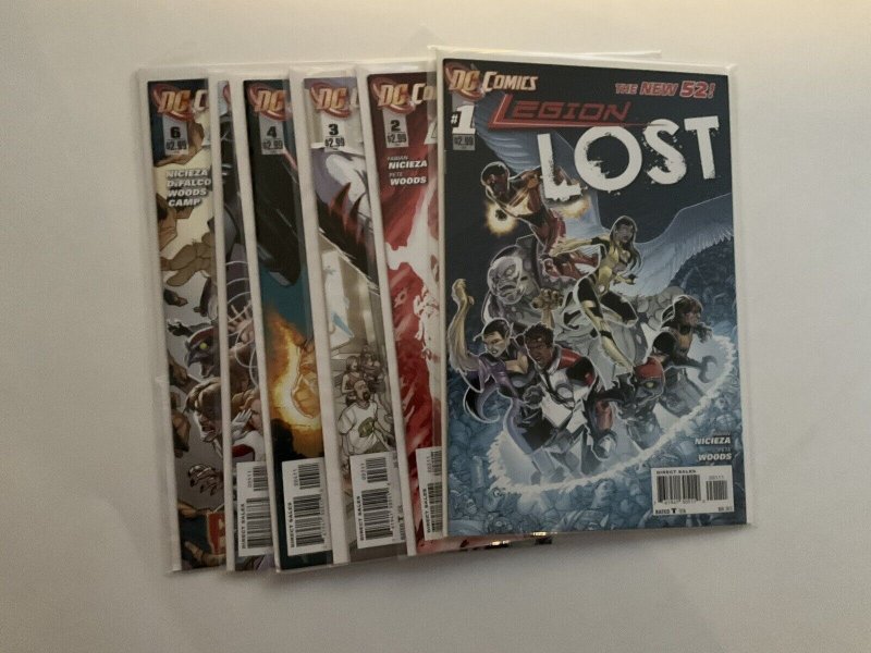 Legion Lost 1 2 3 4 5 6 Lot Run Set Near Mint Nm Dc Comics