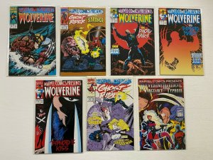 Marvel Comics Presents lot 31 different Wolverine issues avg 7.0 FN VF (1988-94) 