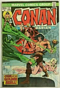 CONAN THE BARBARIAN#37 FN/VF 1974 NEAL ADAMS ART MARVEL BRONZE AGE COMICS