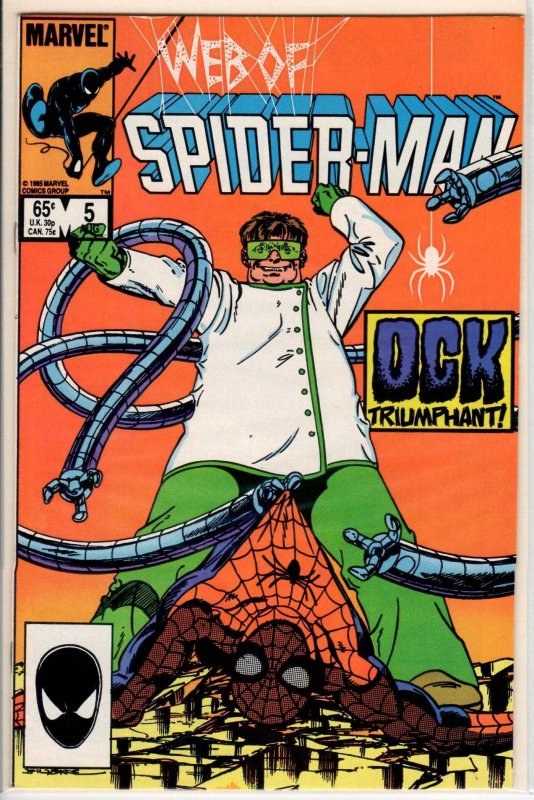 Web of Spider-Man #5 Direct Edition (1985) 8.0 VF