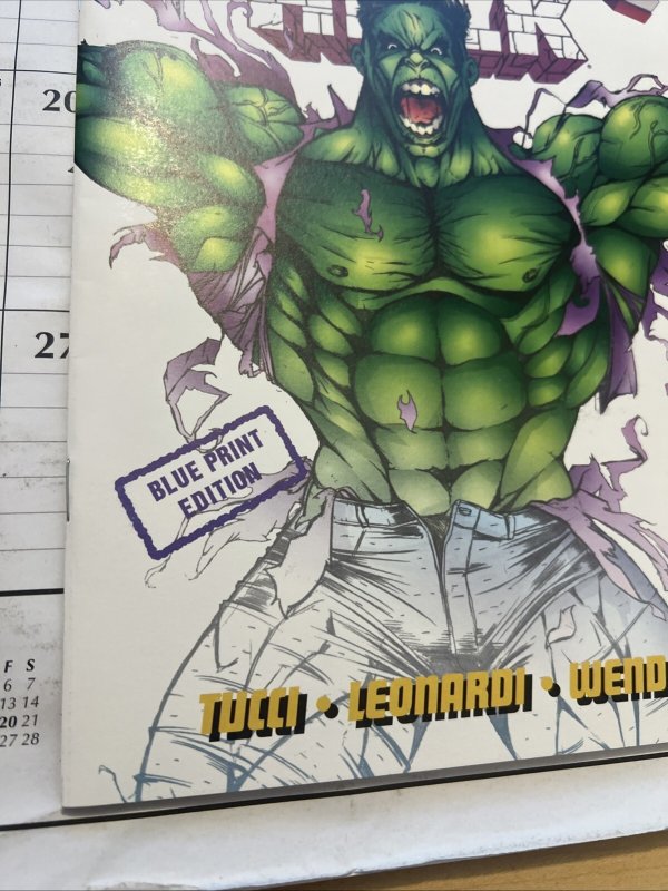 Battlebook: The Incredible Hulk Blue Print Edition #1