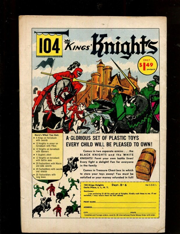 WORLD'S FINEST #135 (4.0) BLACK AND WHITE SUPERMAN COVER !