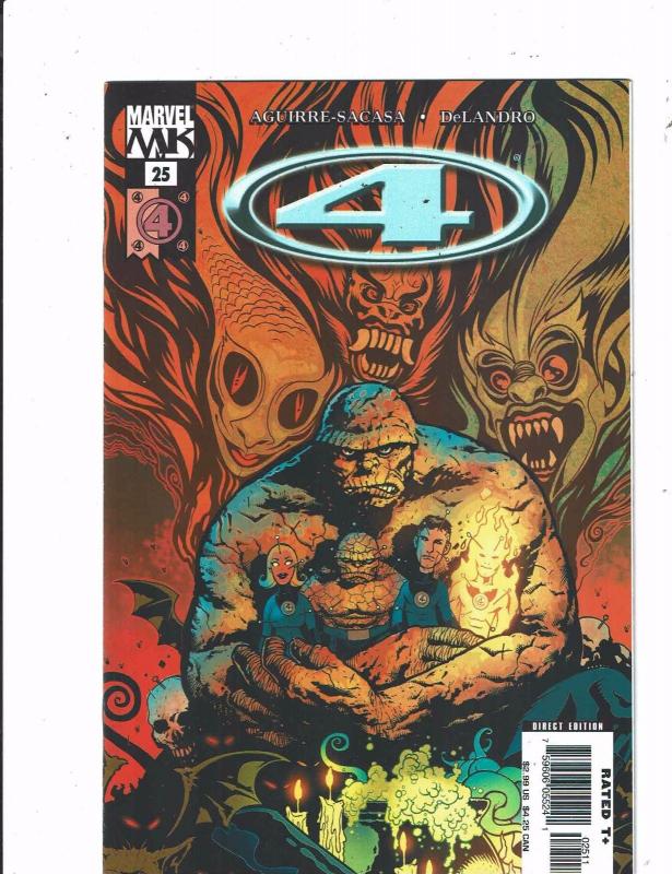 Lot of 4 Fantastic 4 Marvel Comic Books #22 23 24 25 BF2