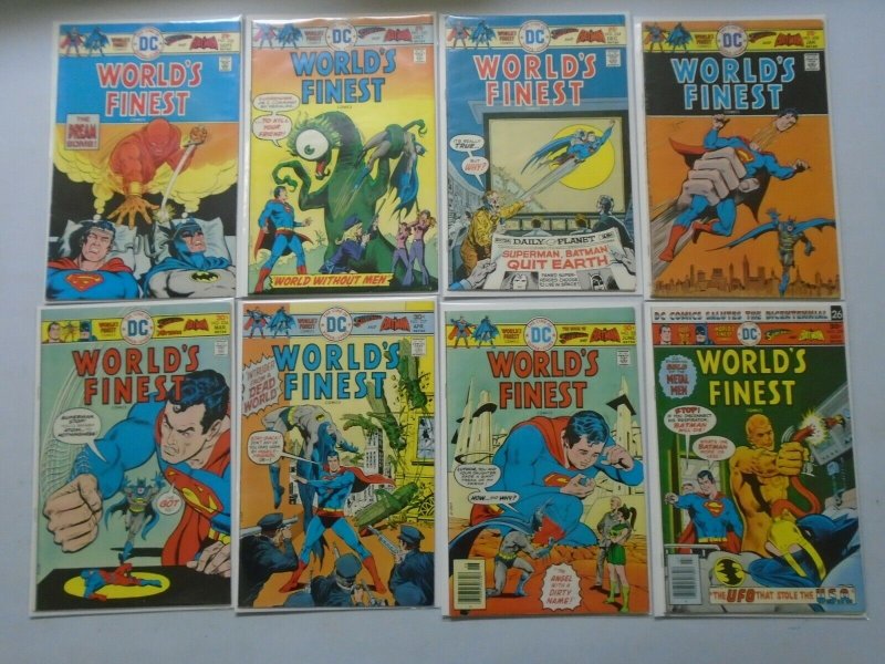 World's Finest Superman Batman lot 20 diff from:#218-243 avg 4.0 VG (1973-77)