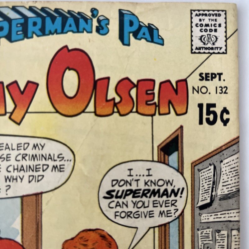 Superman's Pal When Jimmy Olsen Sold Out #132 DC Comics Sept 700