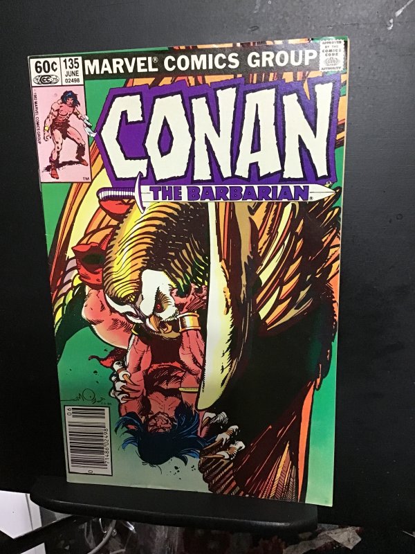 Conan the Barbarian #135 (1982) high-grade Mark jeweler insert! VF+ Wow