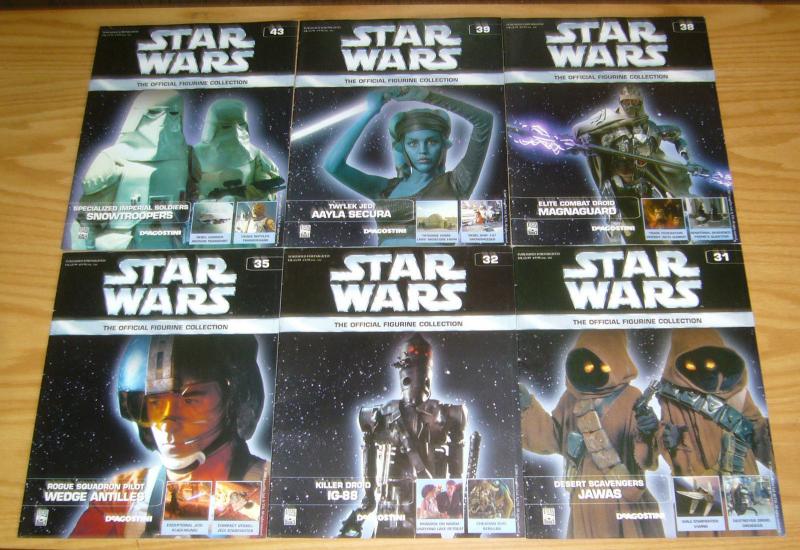 Star Wars: the Official Figurine Collection lot of 26 + (3) more - big set