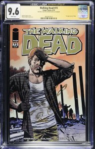 Walking Dead #73 signed by Michael Cudlitz (6/10) Graded CGC 9.6