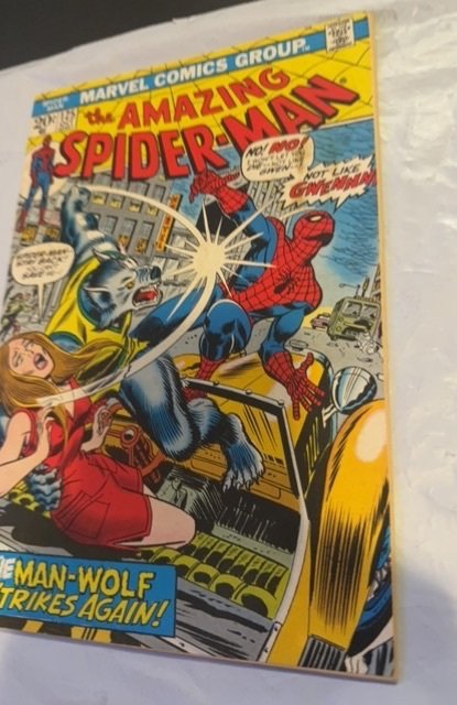 The Amazing Spider-Man #125 (1973)manwolf strikes again see description