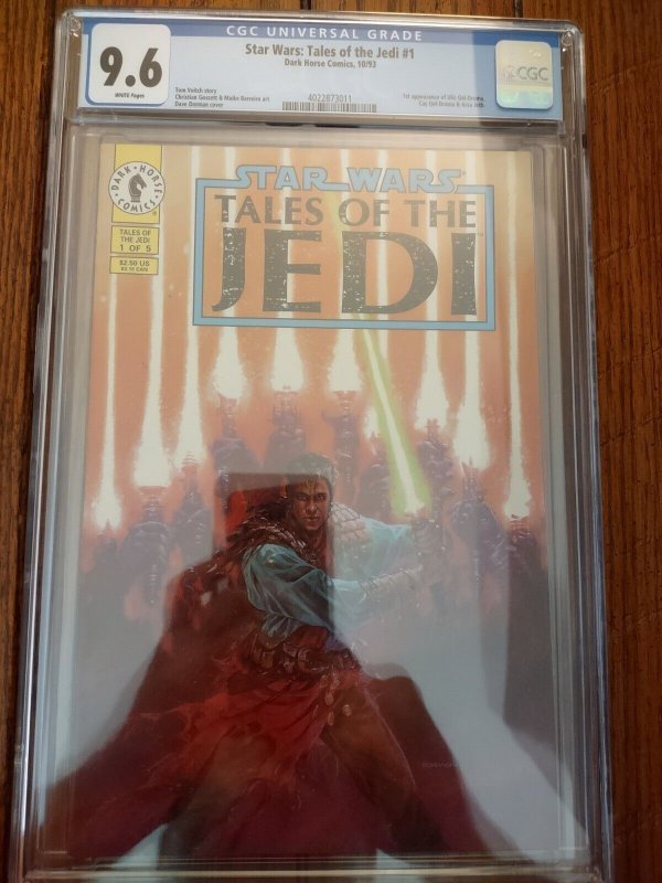 Star Wars Tales Of The Jedi 1 Cgc 96 1993 1st Ulic Cay Arca Big Spec Book Key Comic Books 3533