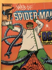 WEB OF SPIDER-MAN #5 : Marvel 8/85 Fn/VF; Doctor Octopus