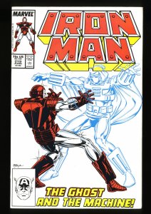 Iron Man #219 NM- 9.2 1st Ghost!