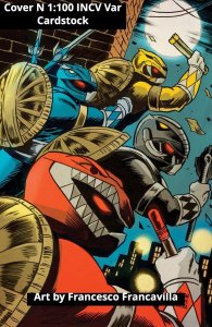 (2022) MMPR TMNT II #1 1:100 Francesco Francavilla VARIANT COVER