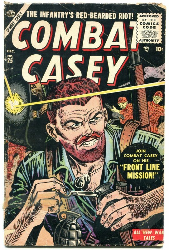 COMBAT CASEY #25 MANEELY ATLAS ROBERT Q SALE WAR ART G