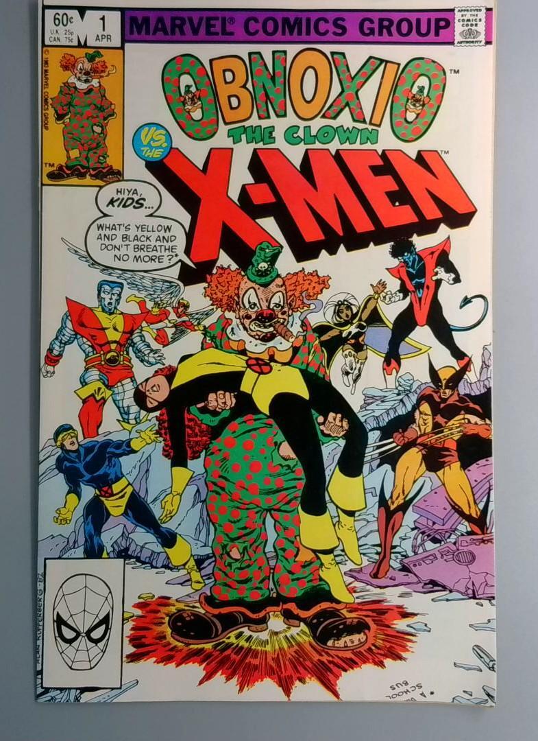 Obnoxio The Clown vs The X-Men #1 Marvel 1983