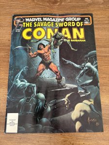 Savage Sword Of Conan # 72 VG Marvel Comic Book Magazine Red Sonja Kull 2 J305