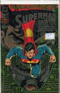 Superman #82 Chromium Cover (1993) Superman