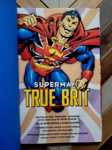 Superman: True Brit HC + Dust Jacket NM Byrne, Cleese, Johnson Elseworlds 2004