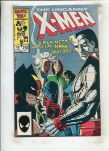 UNCANNY X-MEN #210 (9.2) SIGNED BY JOHN ROMITA JR!! 1986