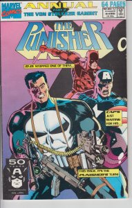 PUNISHER ANNUAL #4 (1991) Glossy NM, white paper