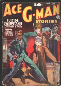 Ace G-Man Stories Pulp #1 5/1936- Gang Busters- Frederick C. Davis- Zagat