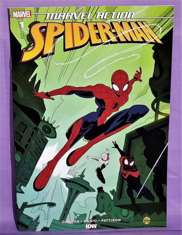 Marvel Action SPIDER-MAN #1 Comics Dungeon Corey Lewis Exclusive (Marvel, 2018)!