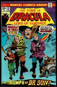 Tomb of Dracula #40  (Jan 1976 Marvel)  8.5 VF+