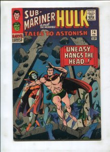 TALES TO ASTONISH #76 (7.5) UNEASY HANGS THE HEAD!