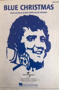 Blue Christmas 1970? Sheet music, see all my vintage sheet music