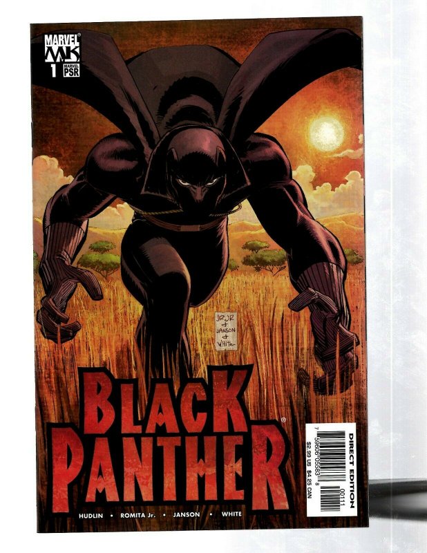 Lot Of 12 Black Panther Marvel Comic Books # 1 1 2 3 3 4 5 6 7 8 9 10 RB27