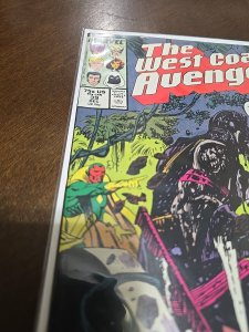 The West Coast Avengers  #39 DEC 1988 Marvel Comics Great Condition