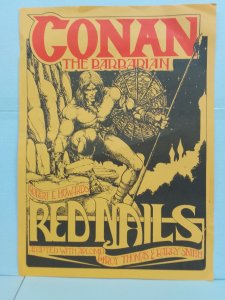 CONAN THE BARBARIAN REDNAILS Poster BY BARRY WINDSOR 