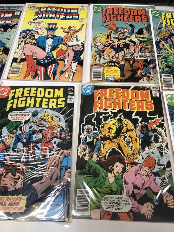 Freedom Fighters (1978) Complete Series # 1-15 (FN/VF) DC Comics • Bob Rozakis