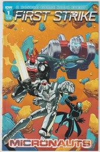 Micronauts: First Strike #1 (Aug 2017, IDW), FN-VFN condition (7.0), Rom app.