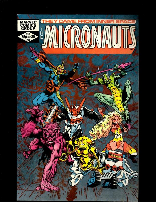 12 The Micronauts Marvel Comic Books #22 23 24 25 26 27 28 29 30 31 32 33 JF25