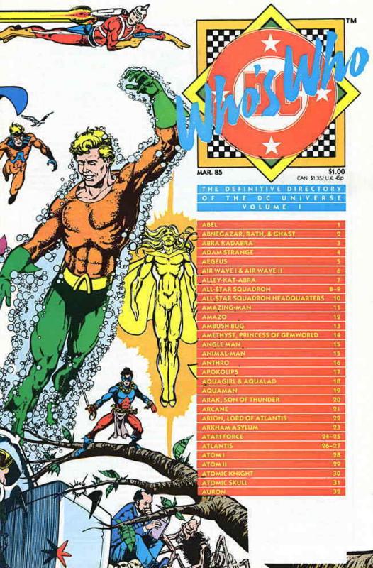 Who’s Who: The Definitive Directory of the DC Universe #1 VF/NM; DC | save on sh