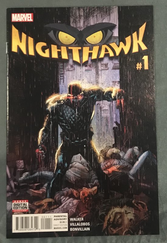 Nighthawk #1 Dennis Cowan / Bill Sienkiewicz Cover (2016)