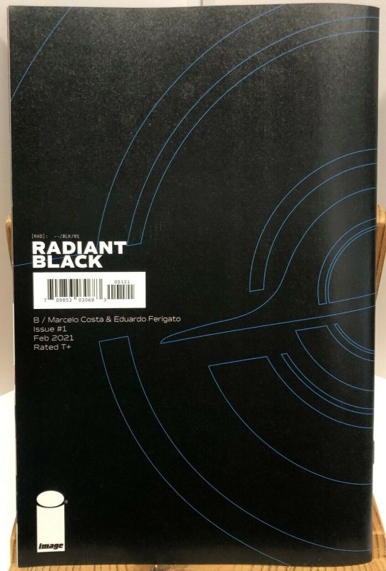 image comics RADIANT BLACK #1 COVER B