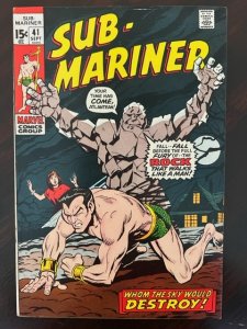 Sub-Mariner #41 (1971) = VF!