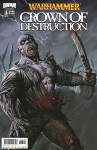 Warhammer: Crown of Destruction #3B VF/NM; Boom! | save on shipping - details in