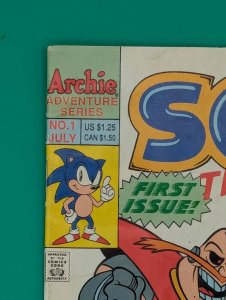 Archie SONIC THE HEDGEHOG #1 First Issue LOW GRADE Sega reader copy 1993